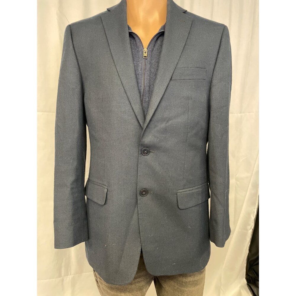 Calvin Klein Men's Blue Blazer 2 button Closure Size 38R SKU 5853